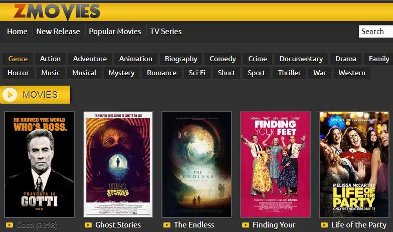 Trending movies and TV shows available on Zmovies